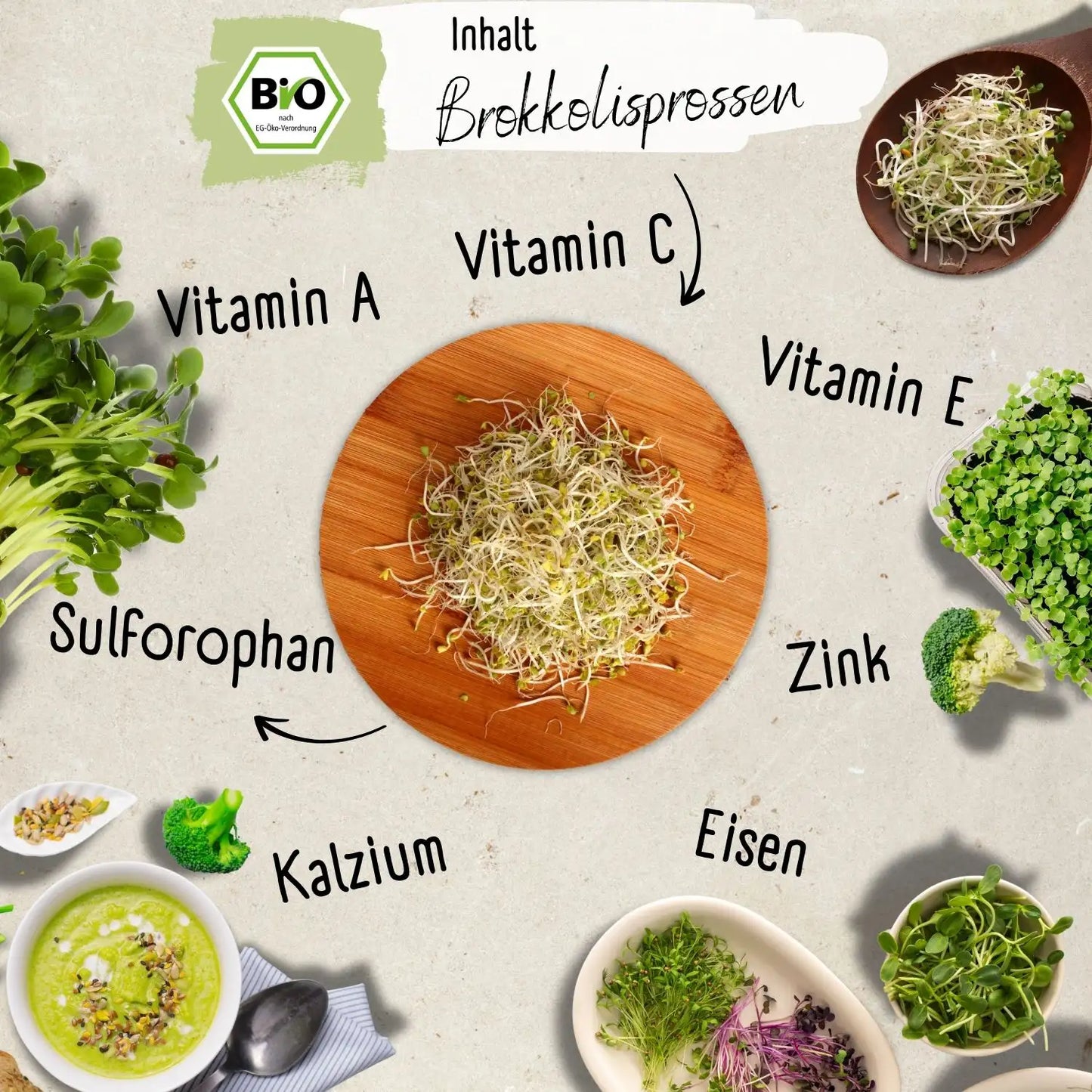 Bio Brokkolisprossen Samen 200g