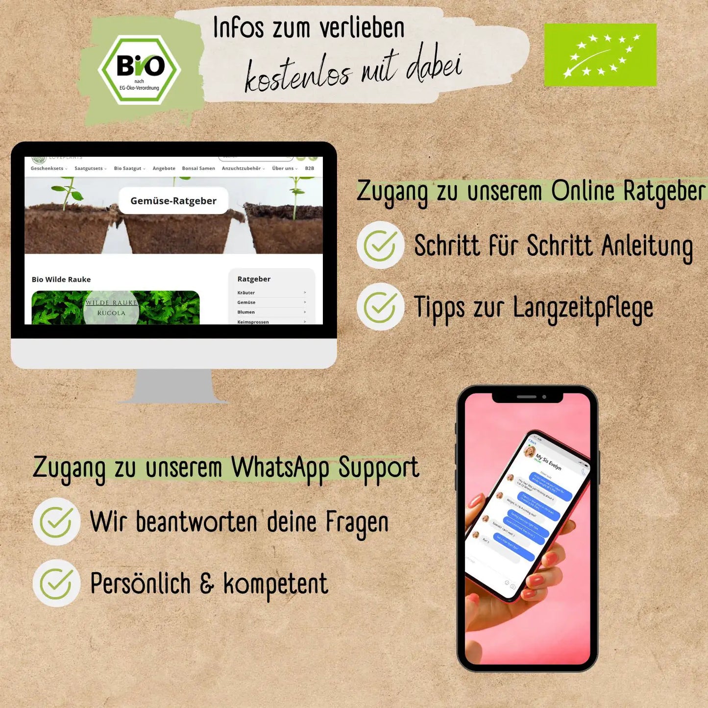 Bio Wilde Rauke Samen