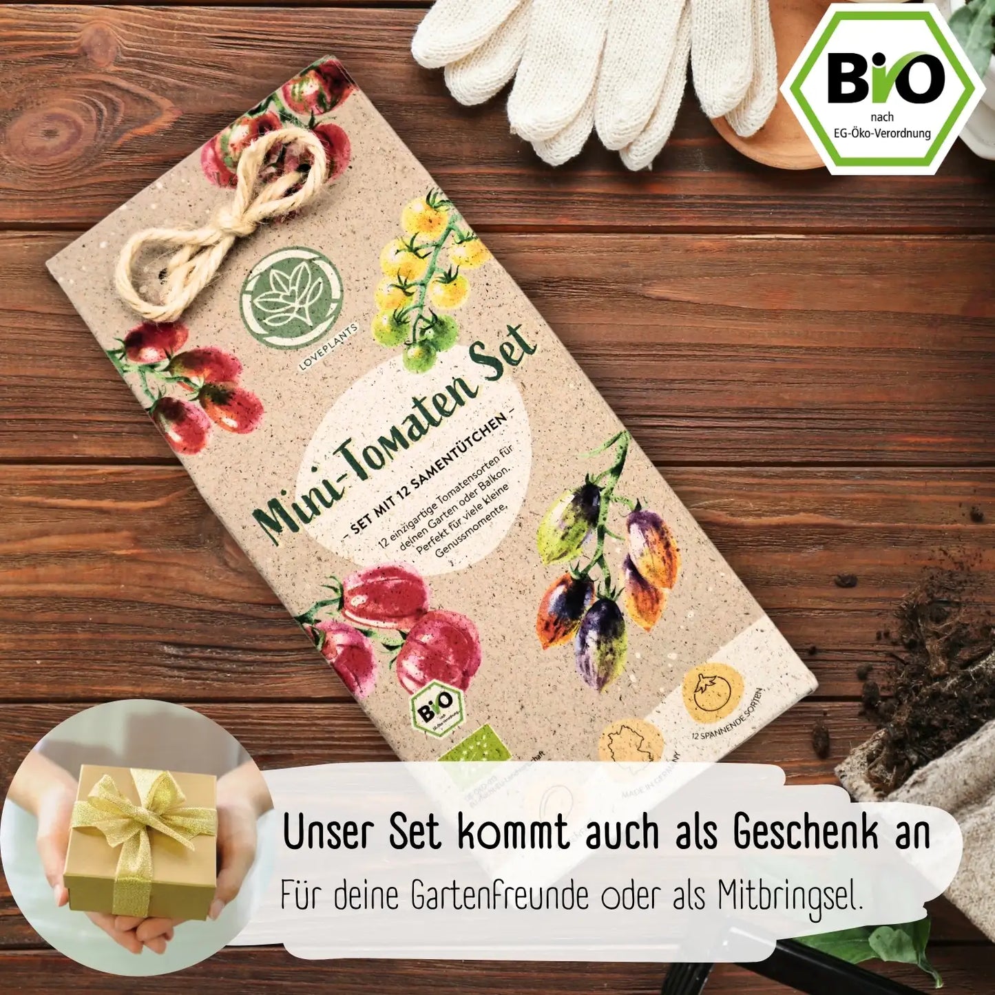 Dein 12 Bio Tomatensamen Set