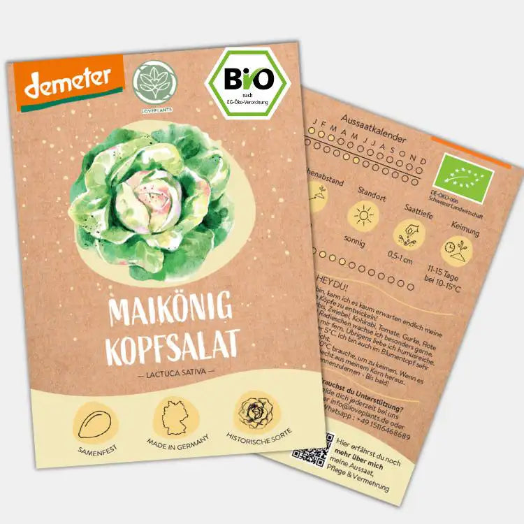 Demeter Kopfsalat Maikönig Samen
