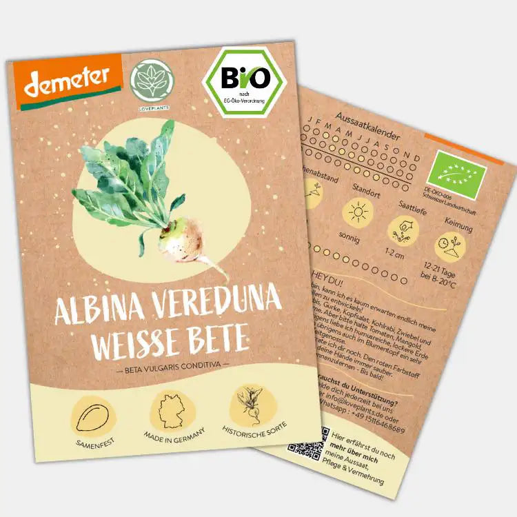 Demeter Rote Bete Albina Vereduna Samen