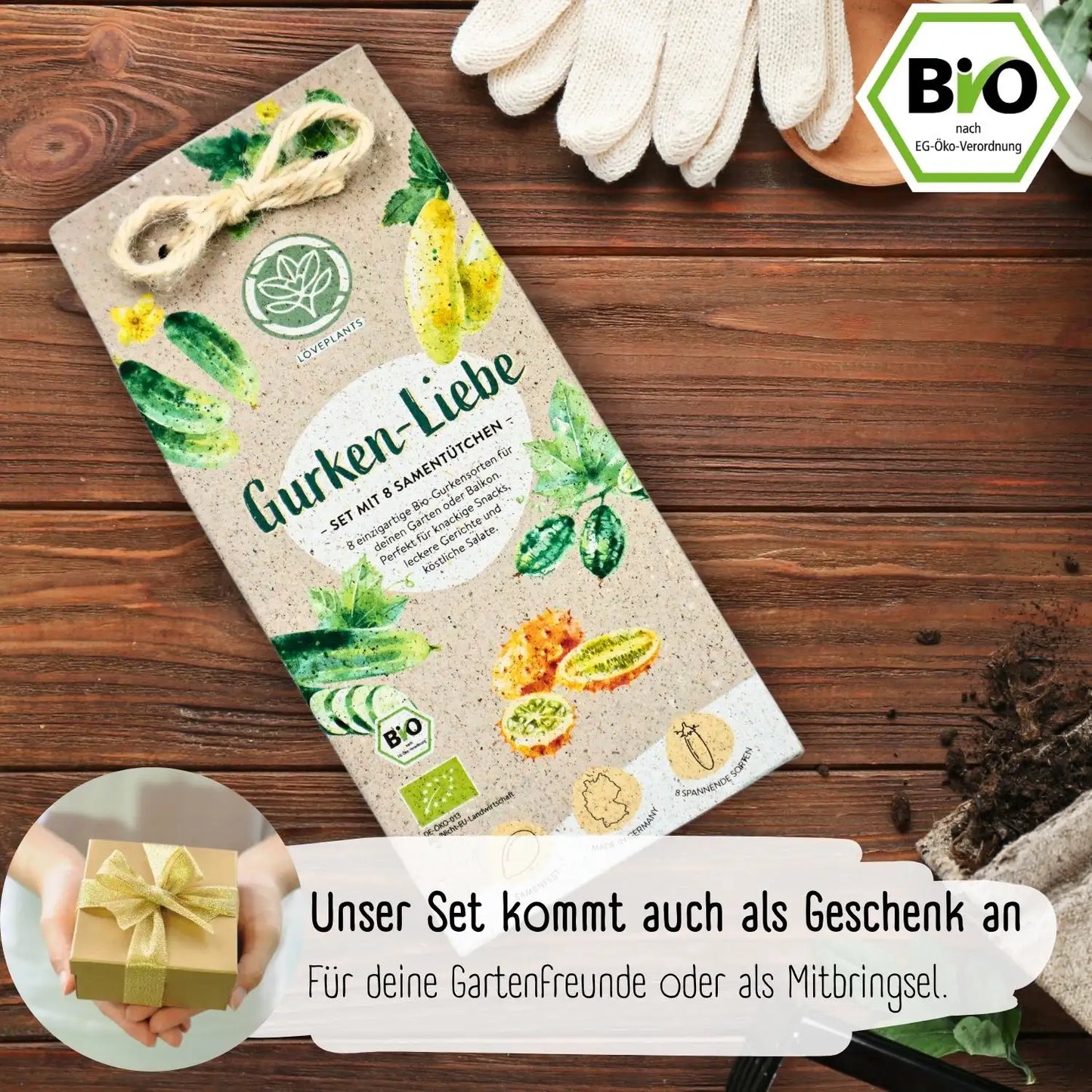 Dein 8 Gurkensamen Set