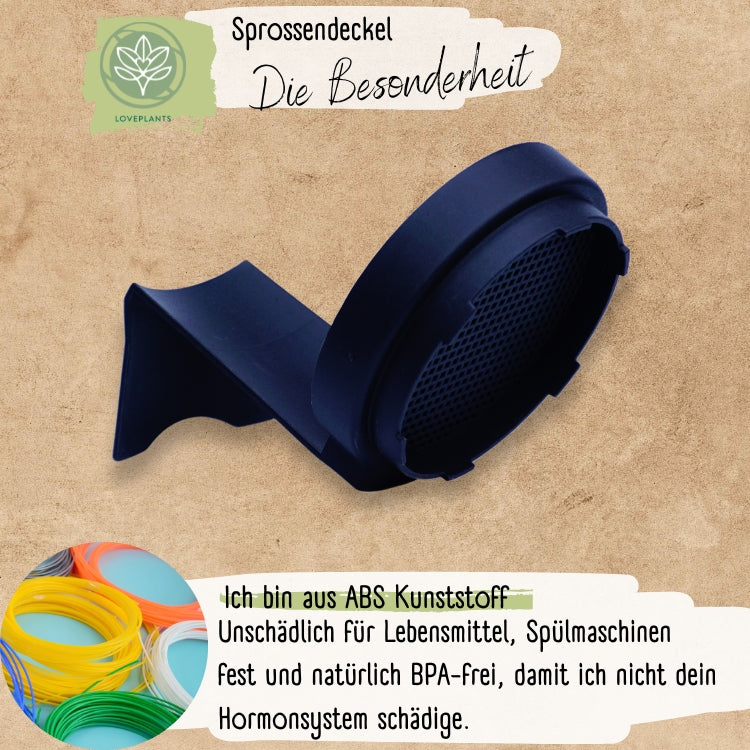 Sprossendeckel anthrazit
