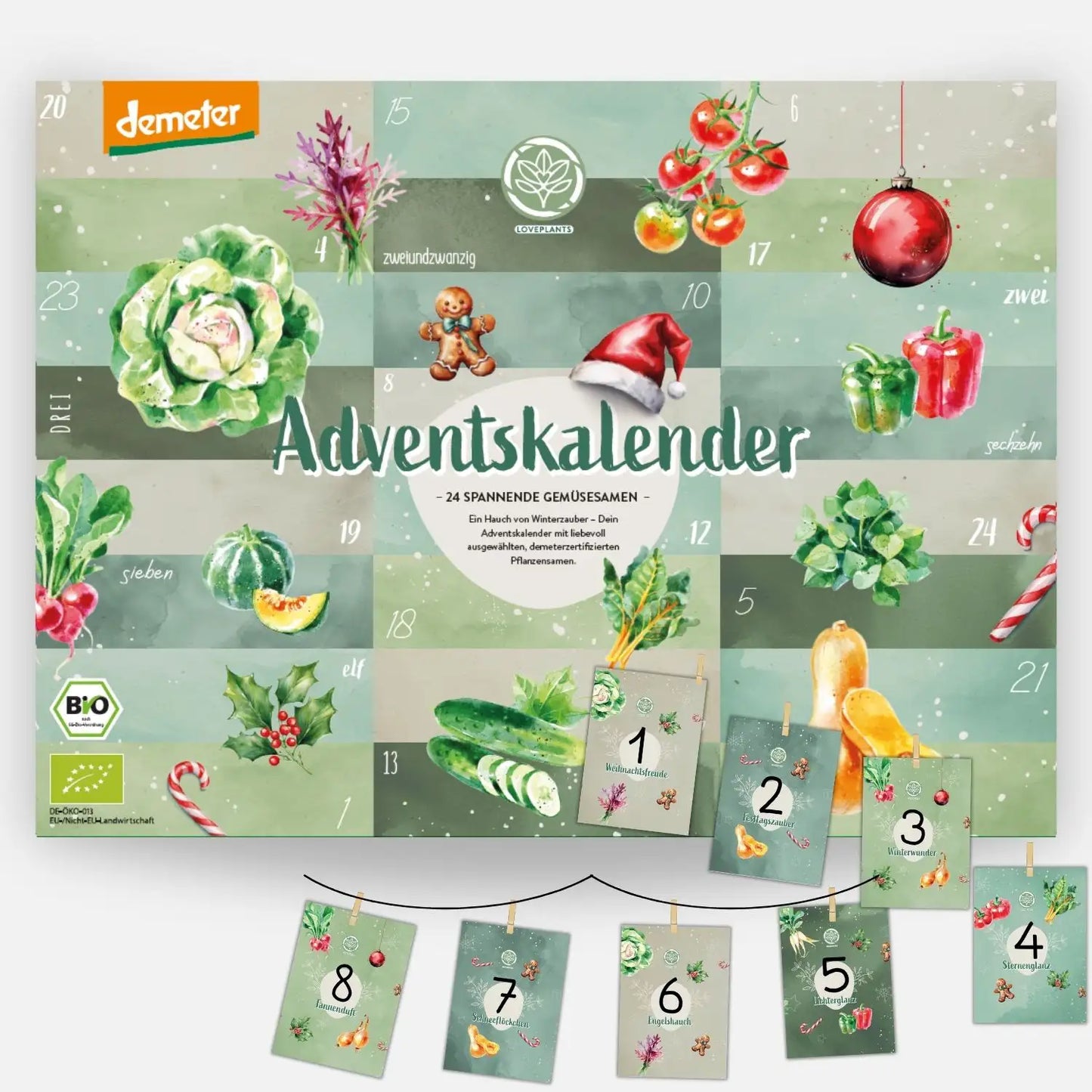 Dein Demeter Saatgut Adventskalender
