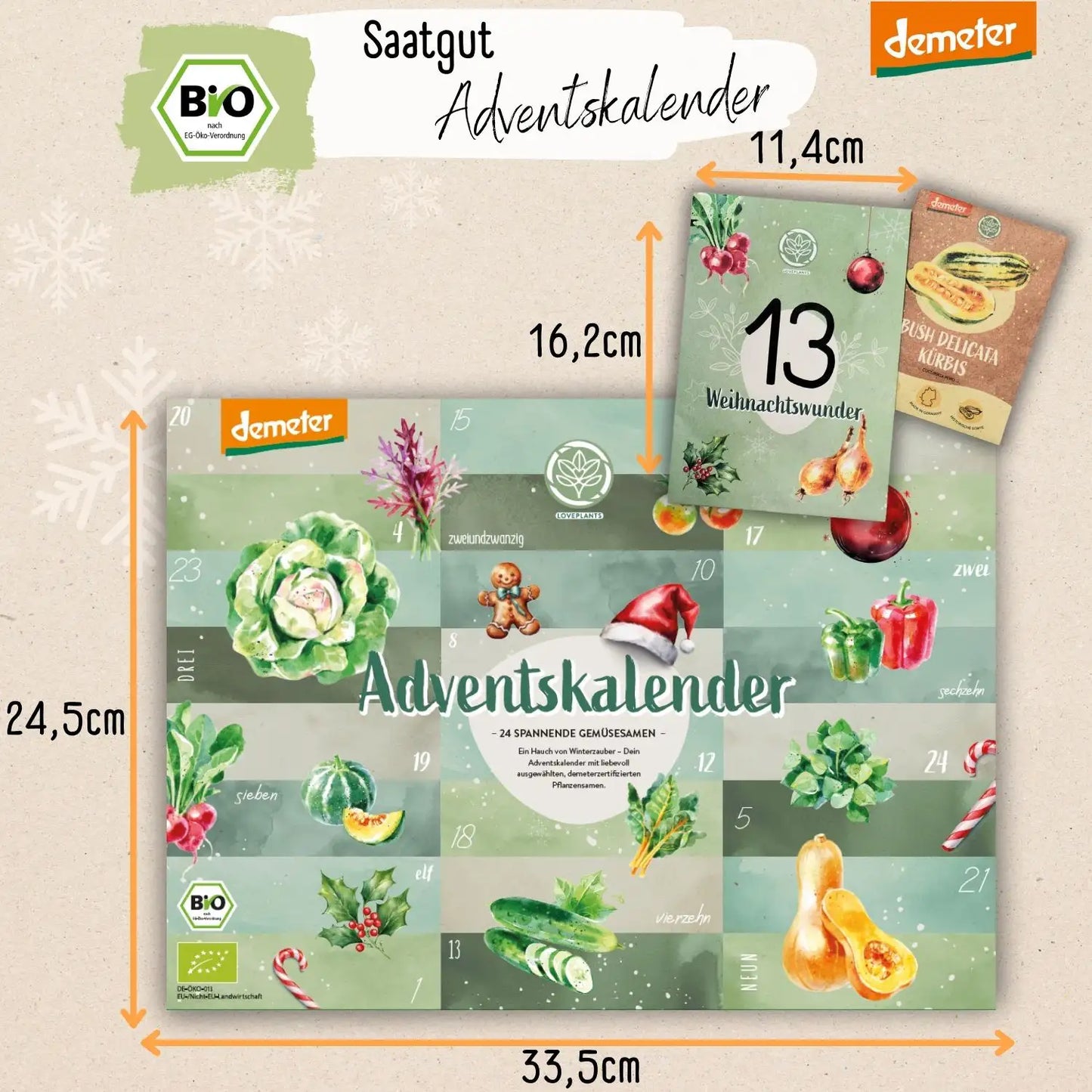 Dein Demeter Saatgut Adventskalender