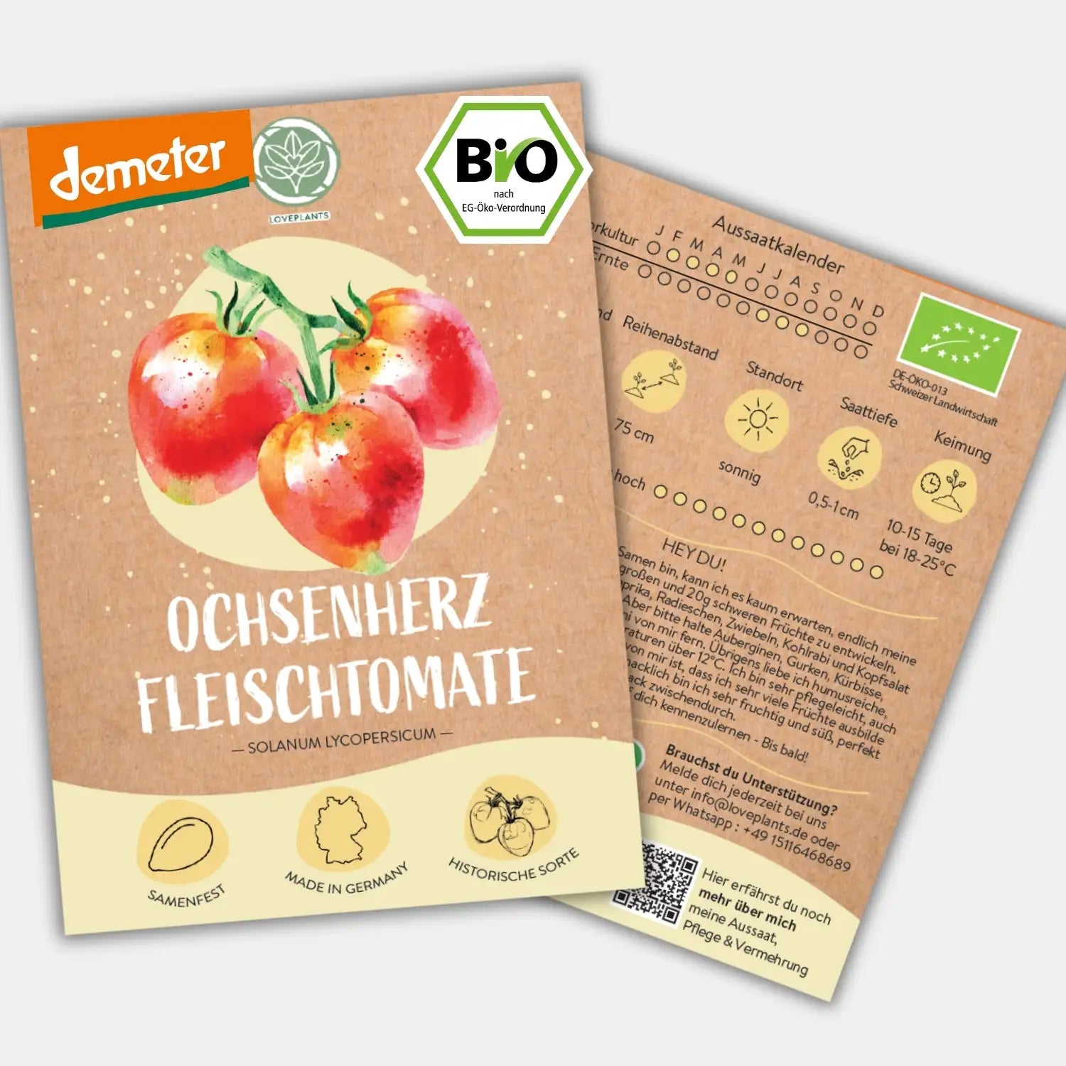 Ochsenherz Tomaten Samen kaufen ➤ Demeter-zertifiziert