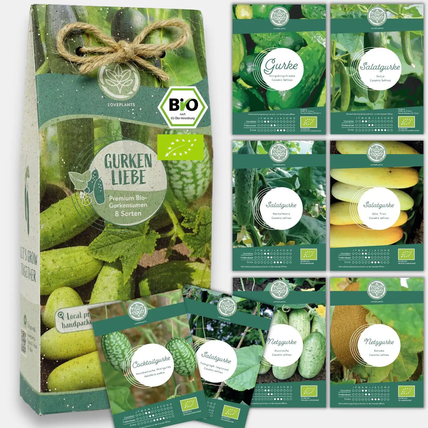 Bio Gurkensamen Set von Loveplants kaufen