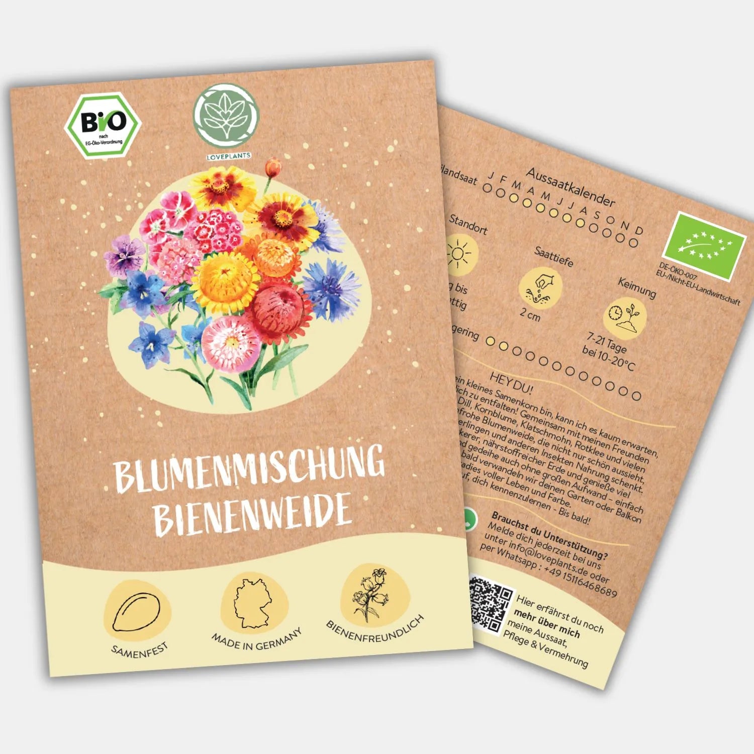 Bio Bienenweide Samen 1g kaufen ➤ Bio-zertifiziert