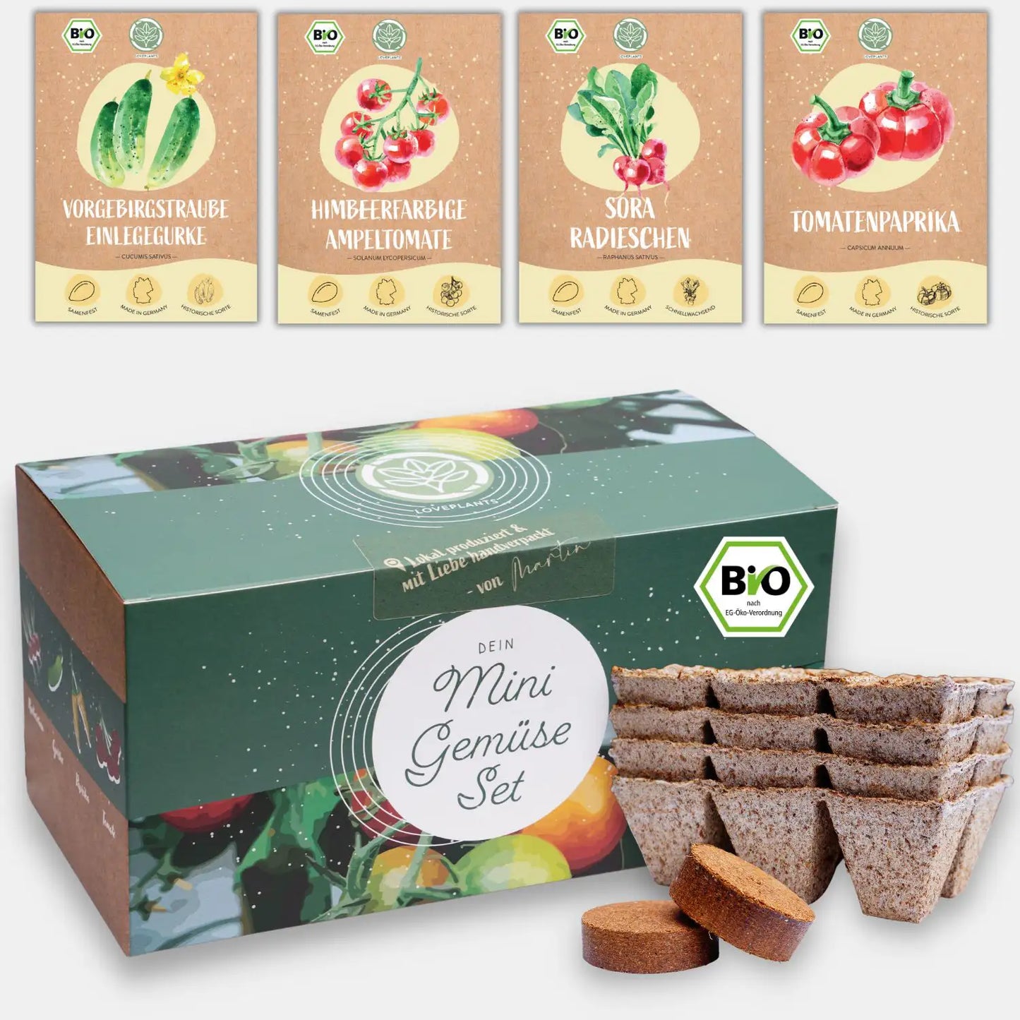 Bio Anzuchtset Gemüse