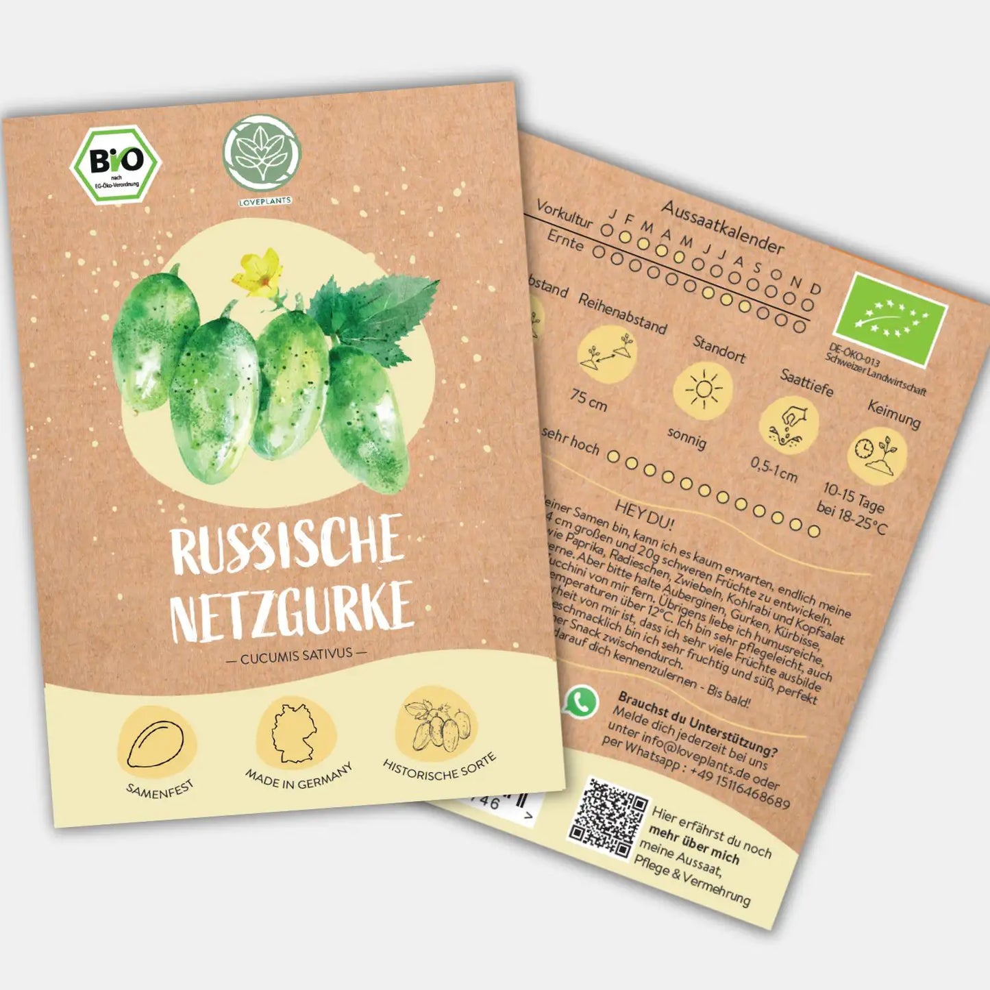 Bio Russische Gurke Samen