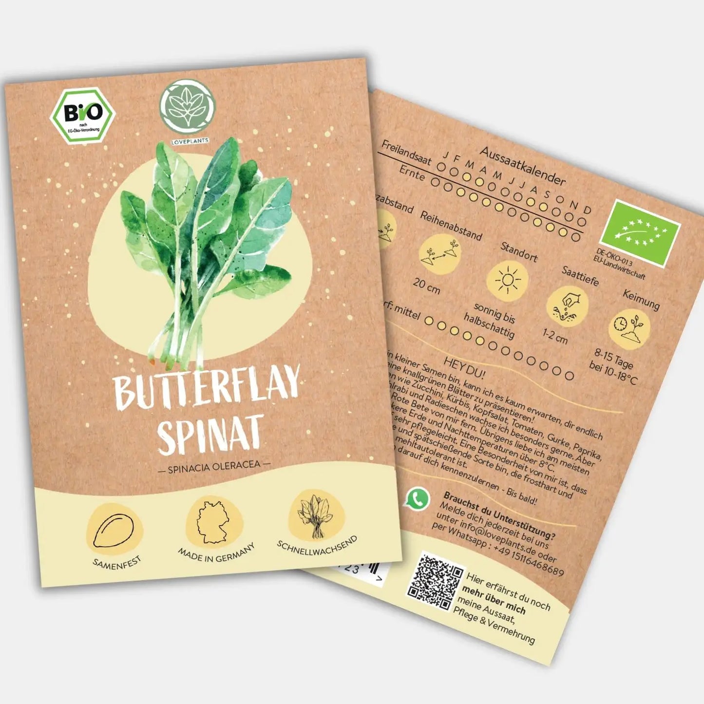 Bio Spinat Samen