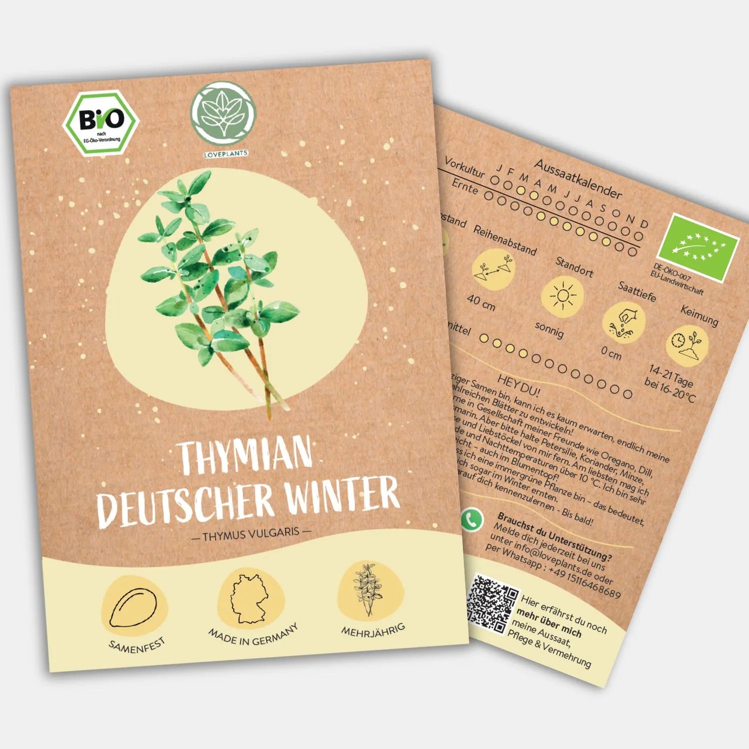 Thymian Samen kaufen ➤ Bio-zertifiziert & Keimgarantie