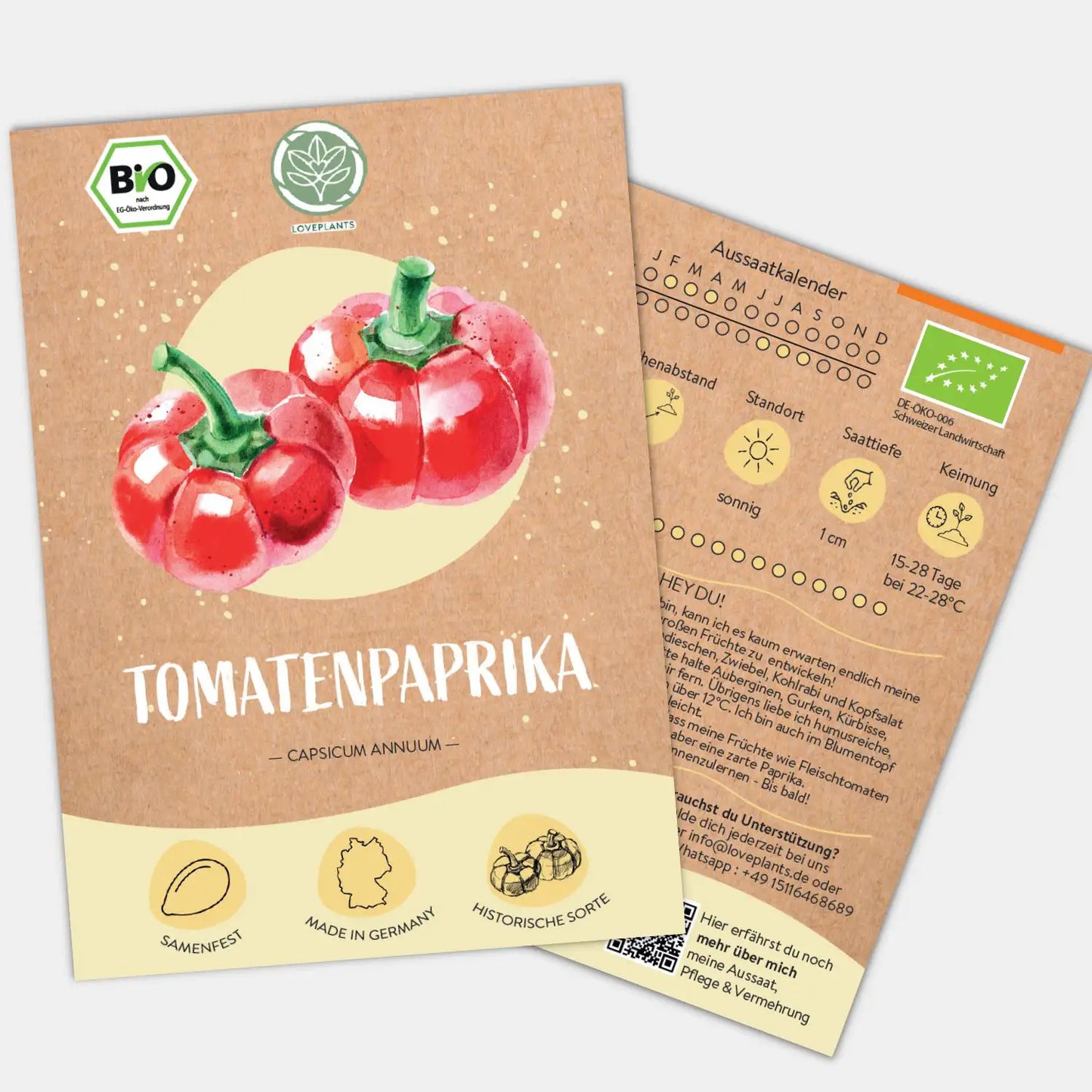 Bio Tomatenpaprika Samen