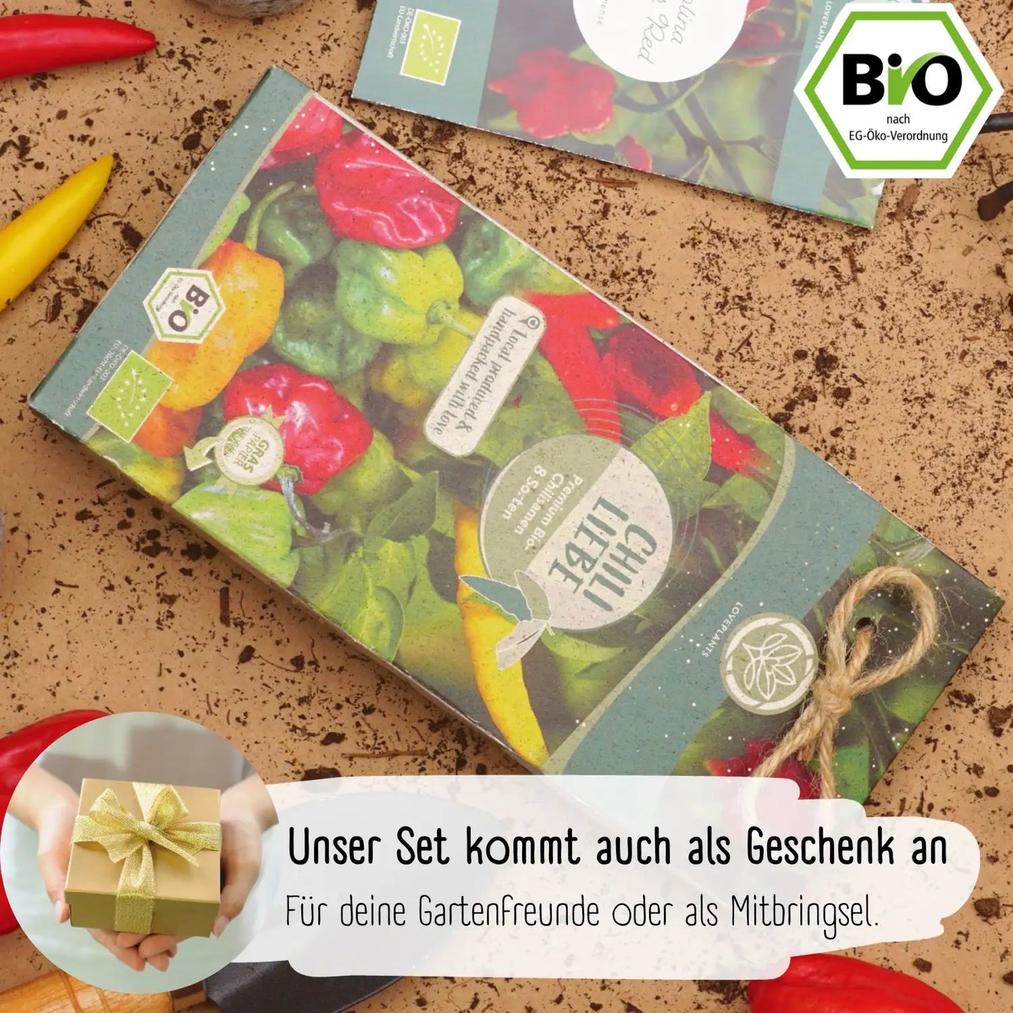 Dein 8 Bio Chili Samen Set