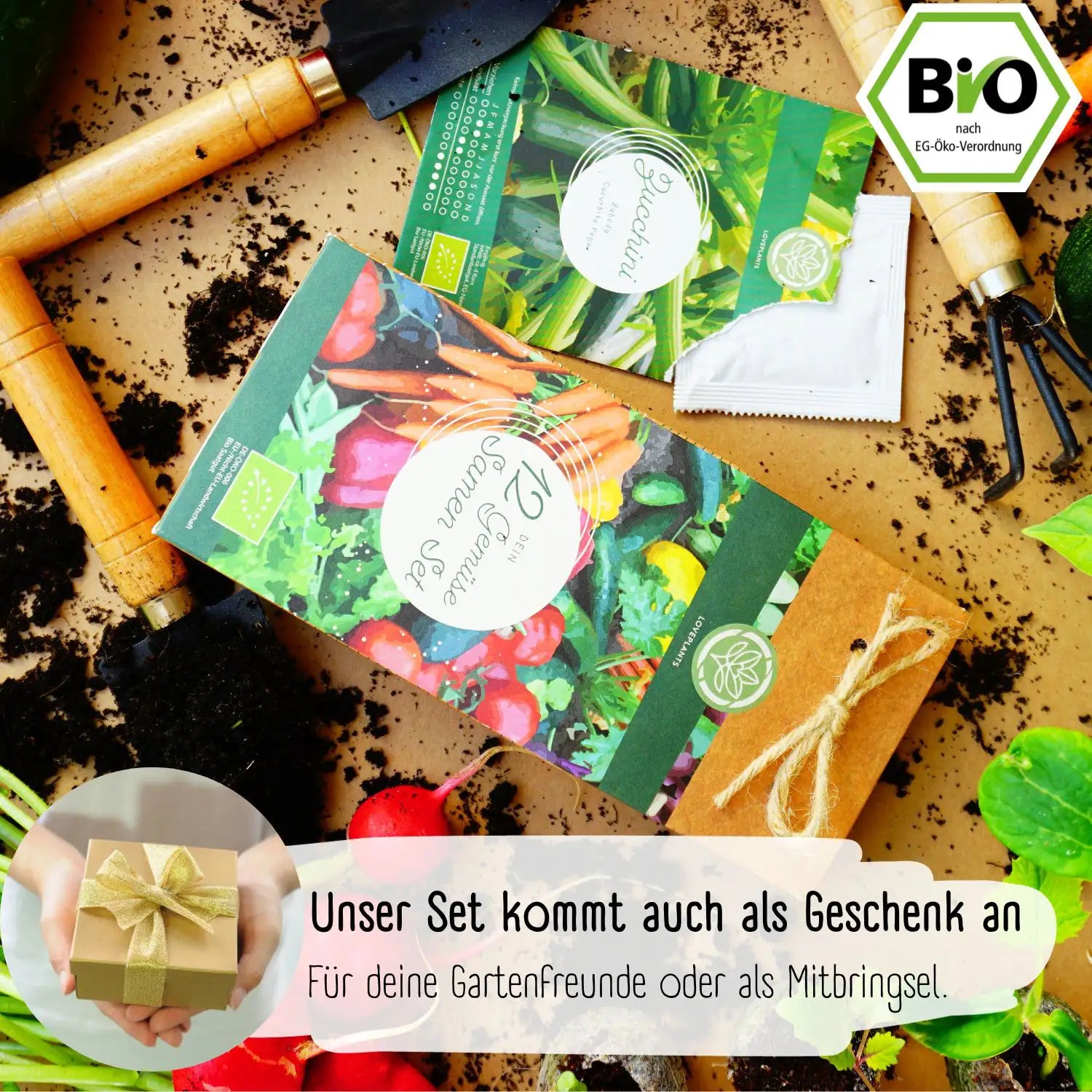 Gemüsesamen Set auch als Geschenk geeignet