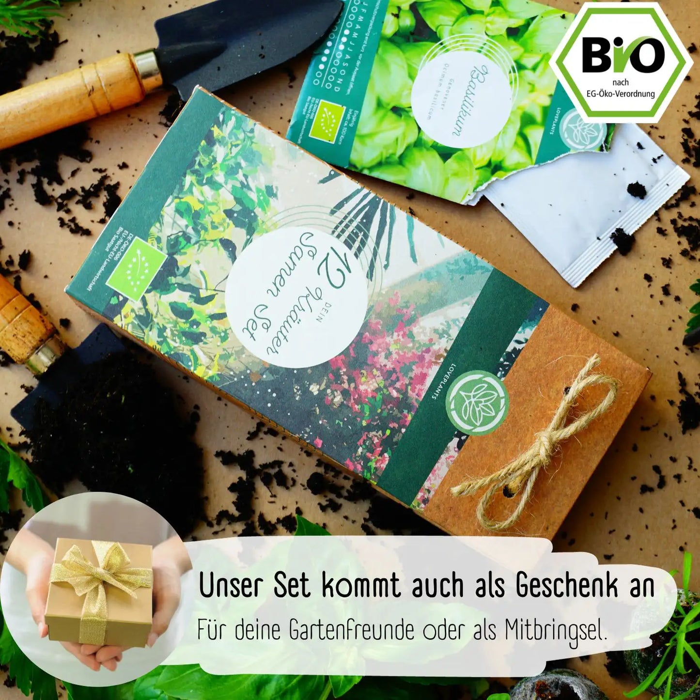 Kräutersamen Set auch als Geschenk geeigent
