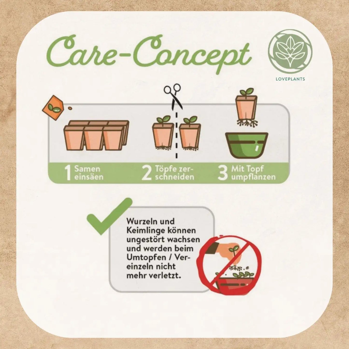 Loveplants Care Concept