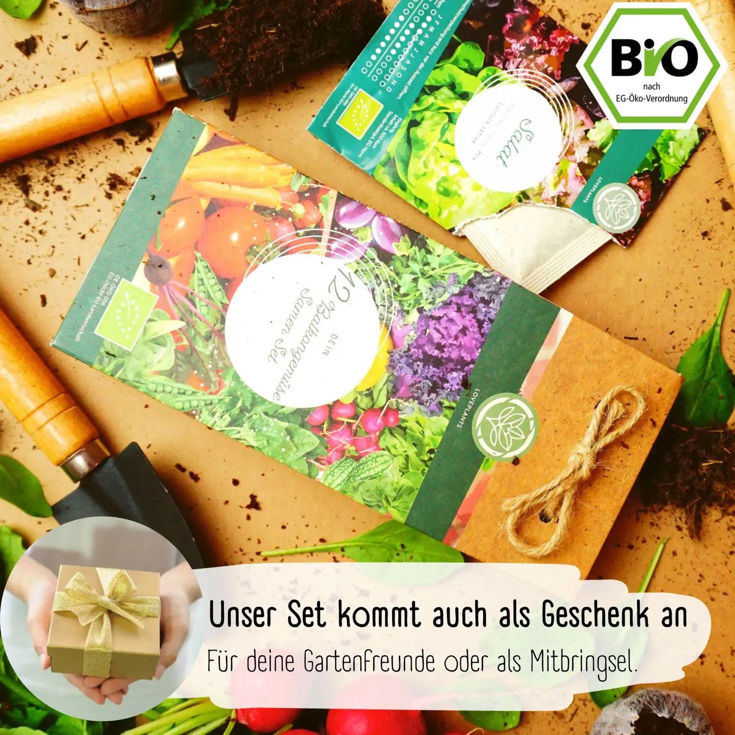 Loveplants Geschenk Sets für gartenfreunde