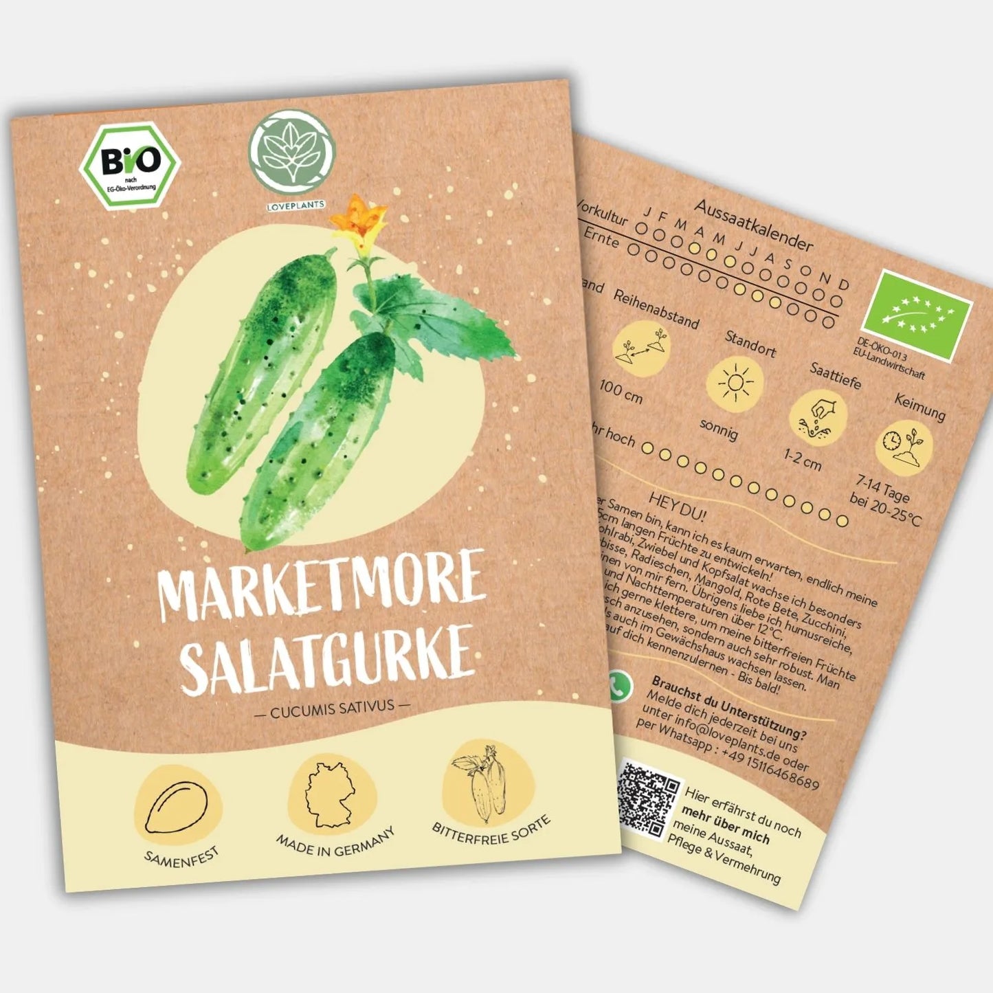 Bio Salatgurke Marketmore Samen