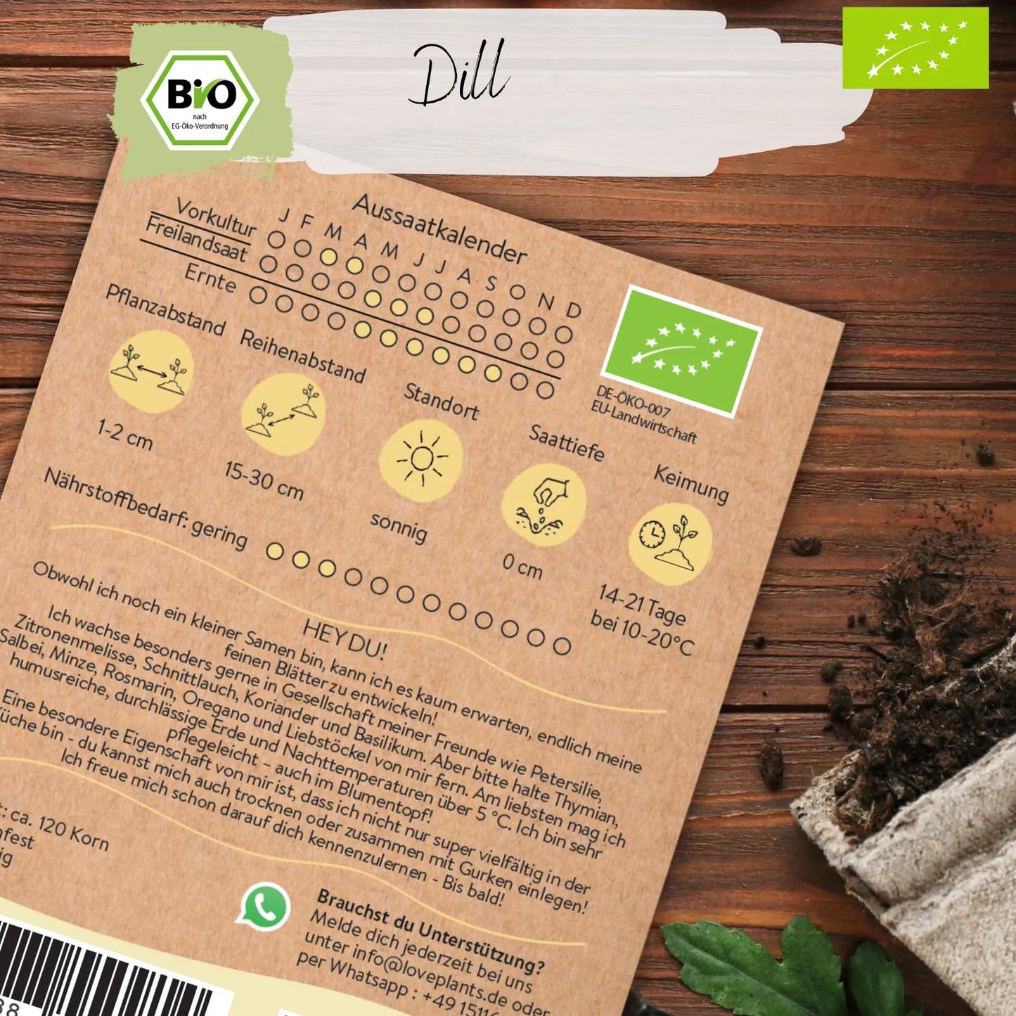 Bio Dill Samen