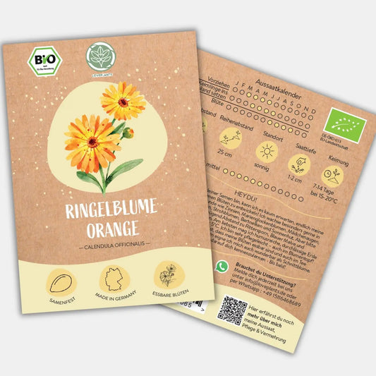 Bio Ringelblume Orange Samen