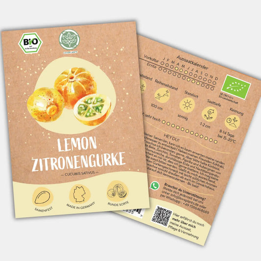 Bio Zitronengurke lemon Samen
