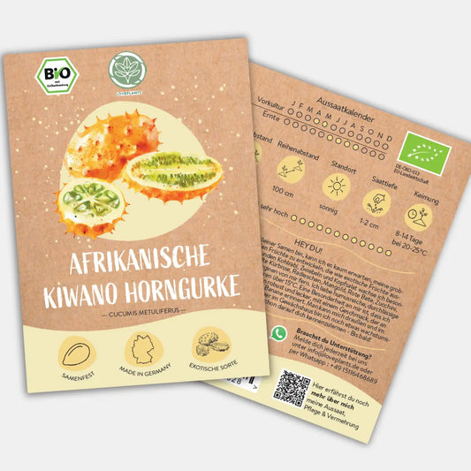 Bio Afrikanische Horngurke Kiwano Samen