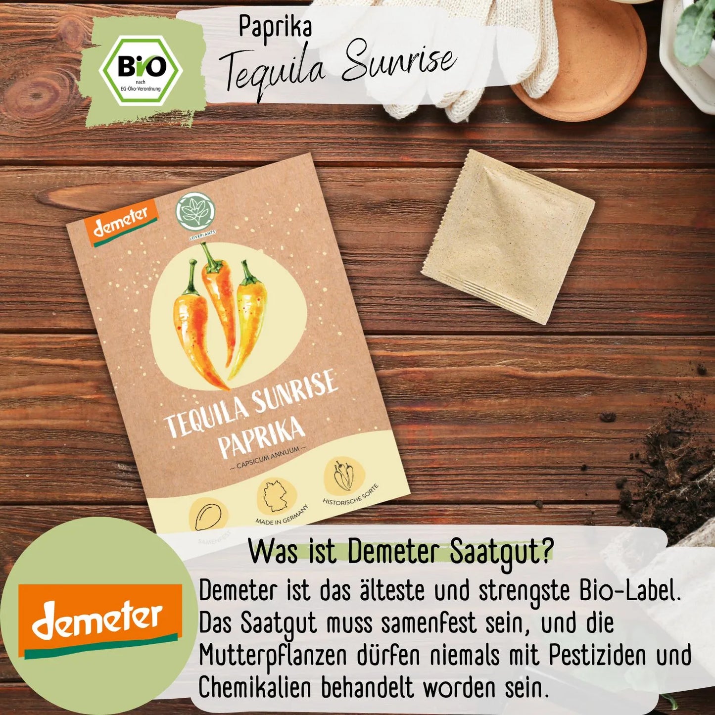 Demeter Paprika Tequila Sunrise Samen