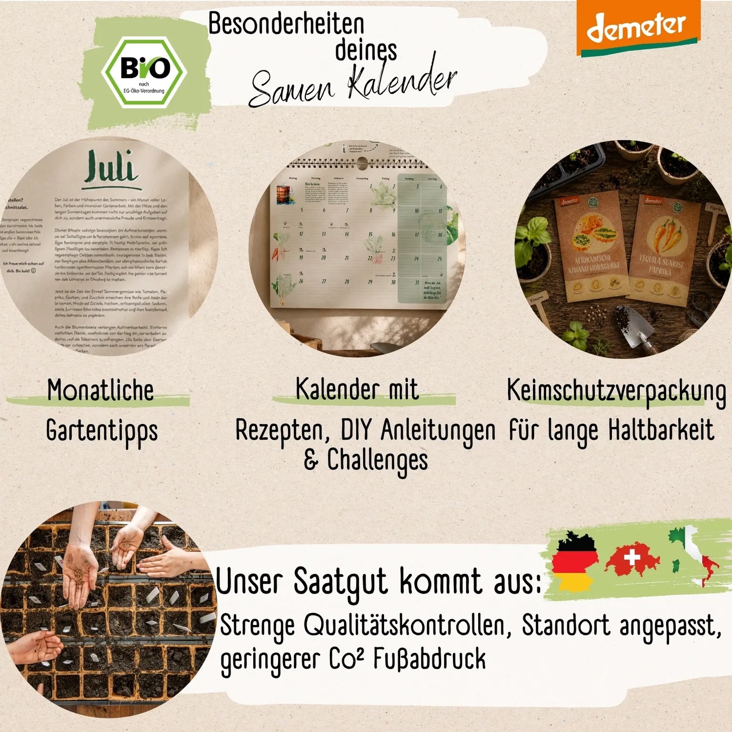Einpflanzbarer Kalender 2027