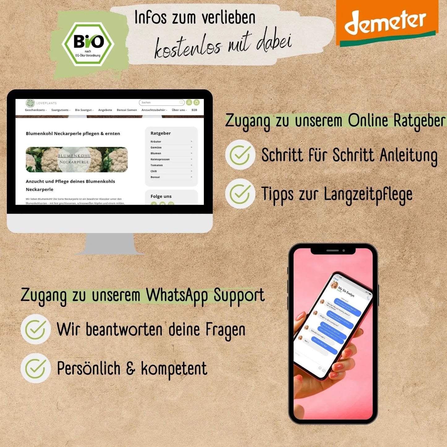 Demeter Blumenkohl Neckarperle Samen