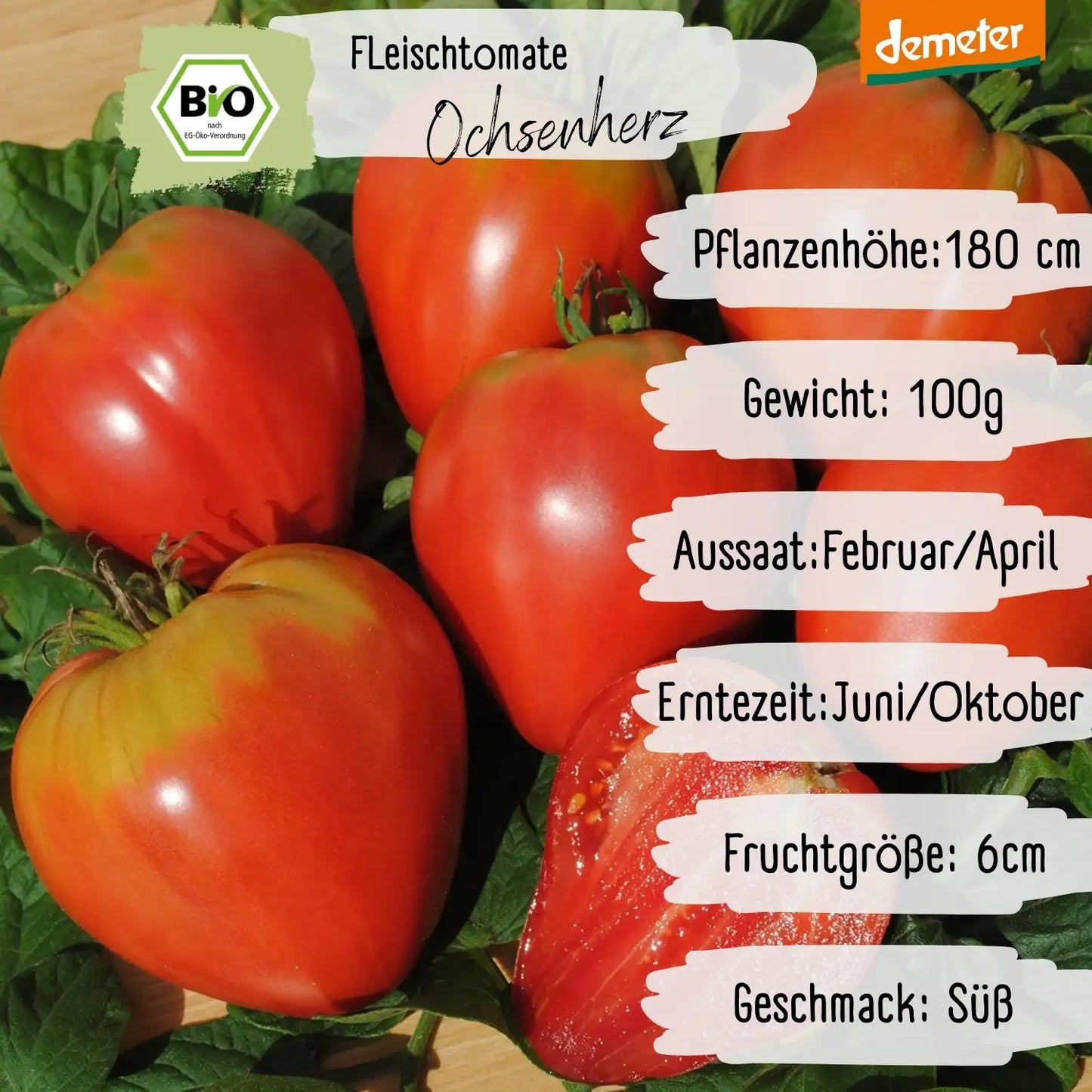 Demeter Ochsenherz Tomaten Samen