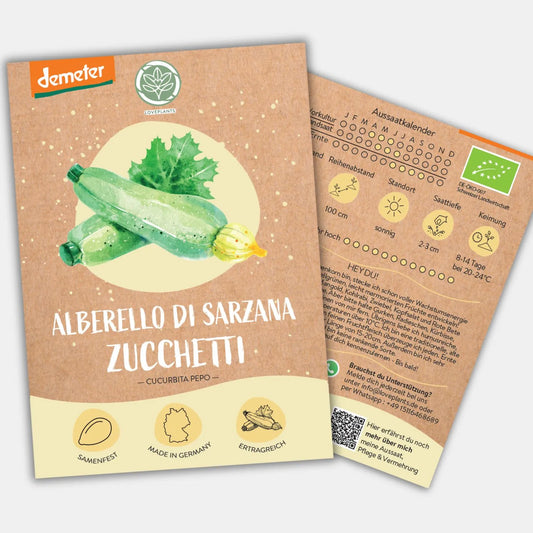 Demeter Zucchini Alberello di Sarzana Samen