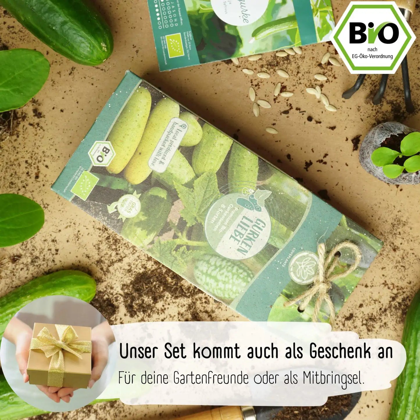 Bio Gurkensamen Set von Loveplants kaufen auch als Geschenk
