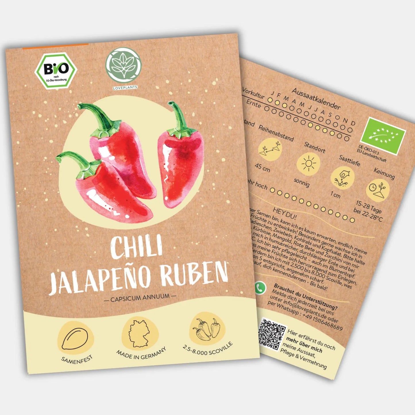 Bio Jalapeño Samen